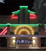 Photo of the Welder Center at night
